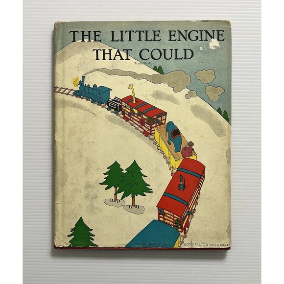 Watty Piper Other - The Little Engine That Could Retold by W Piper Illustrated Children's HC 1930